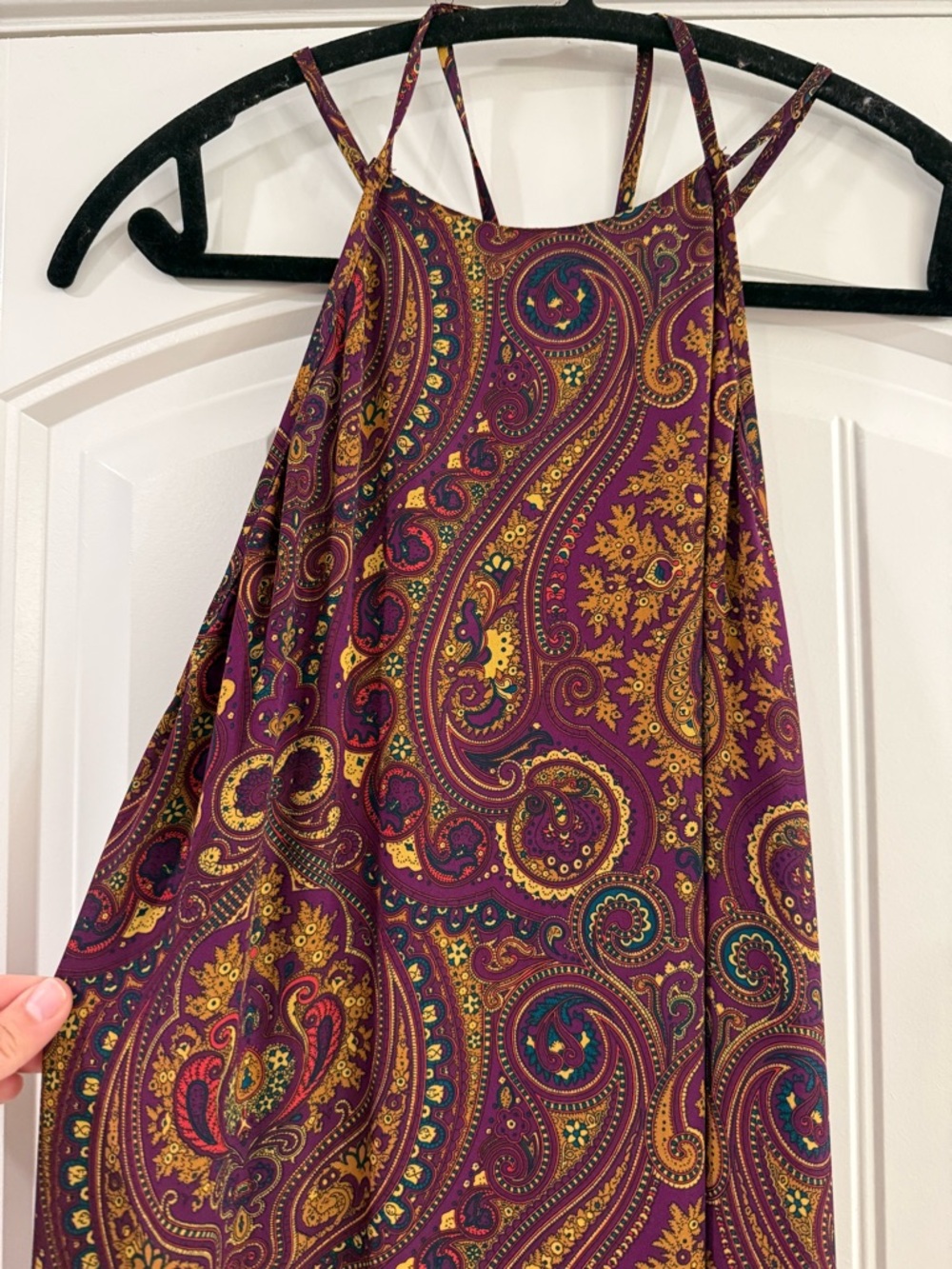 SMYM Flirtini paisley halter dress, size S - Picture 3 of 5